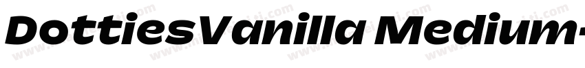 DottiesVanilla Medium字体转换